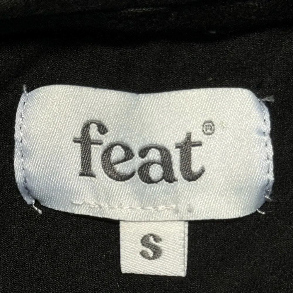 FEAT‎ Unisex Hoodie Black Small Flowtech Roam Sweatshirt Pullover Soft Casual